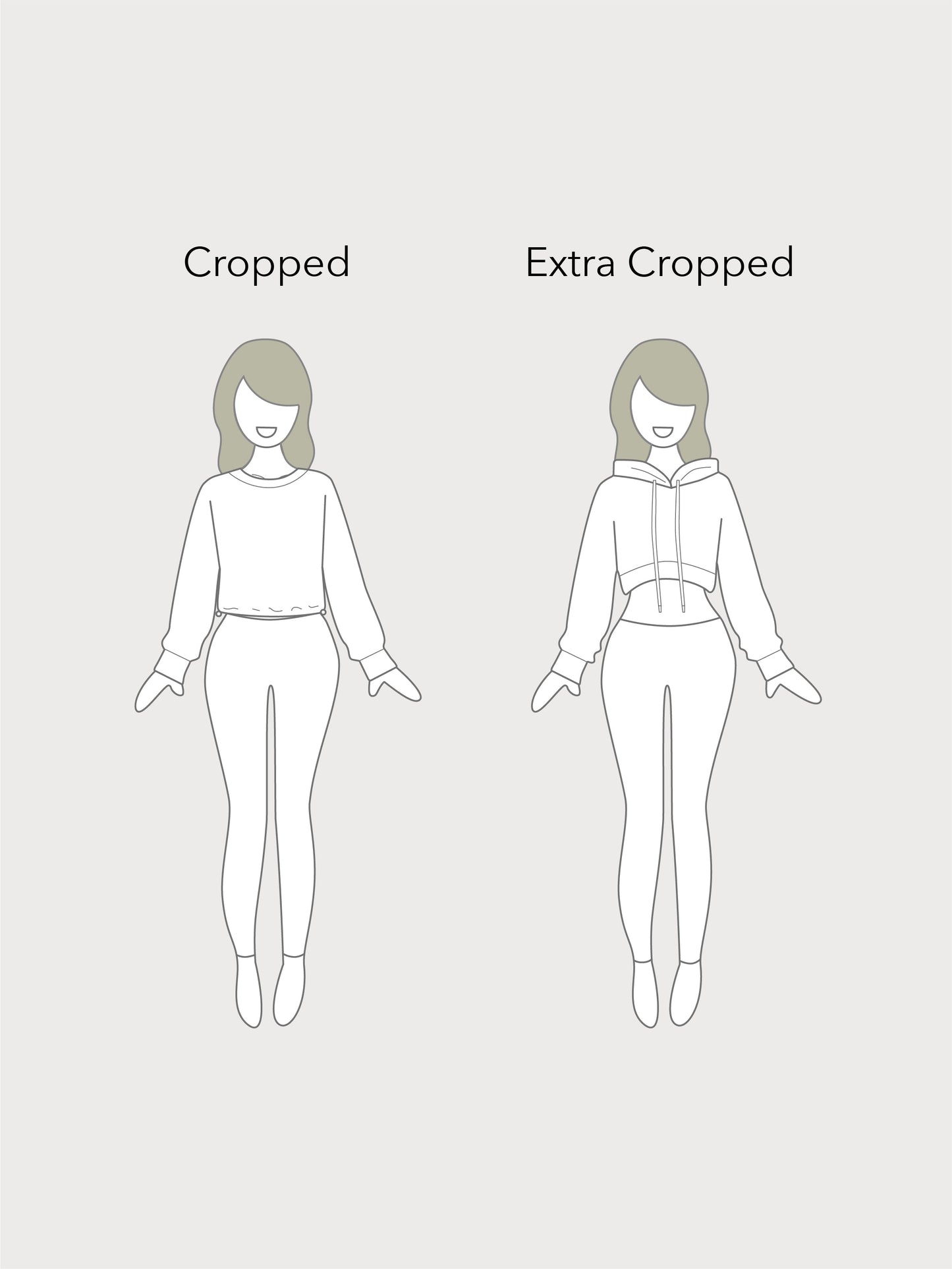 Cubby Hoodie, Extra Cropped