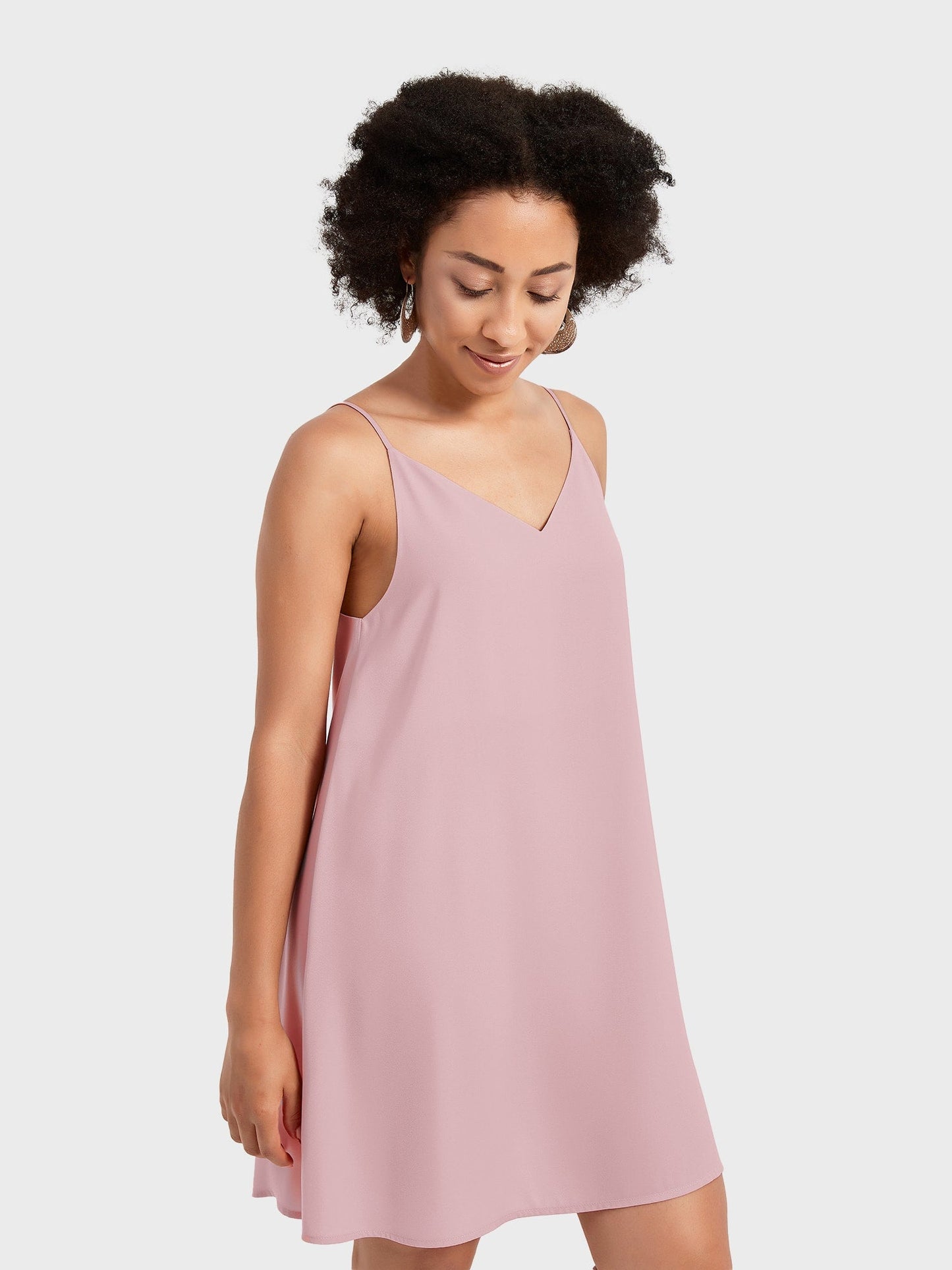 Serena Mini Slip Dress | Muted
