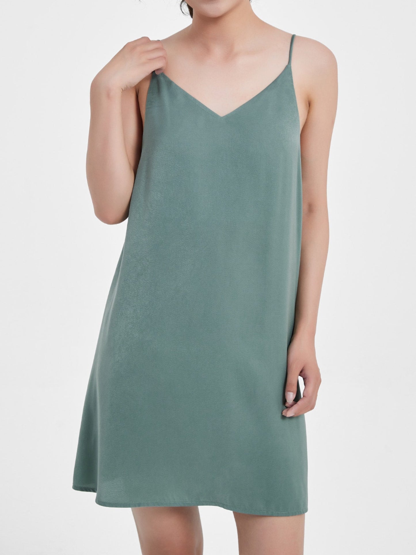 Serena Mini Slip Dress | Muted