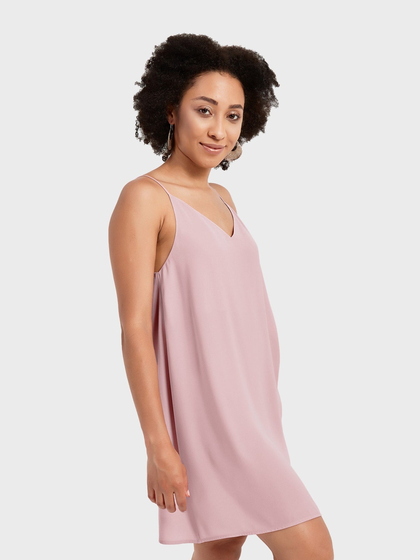 Serena Mini Slip Dress | Muted