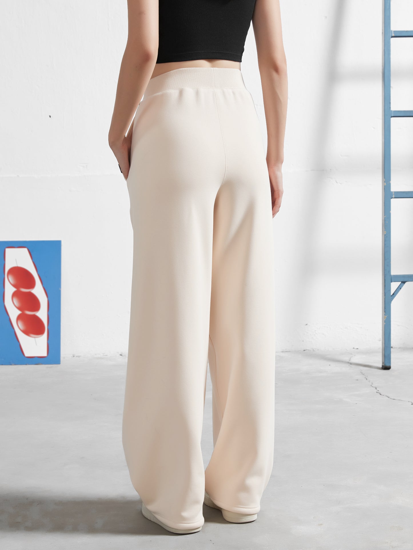 Cubby Barrel Leg Pants, High Waisted | Core Colors