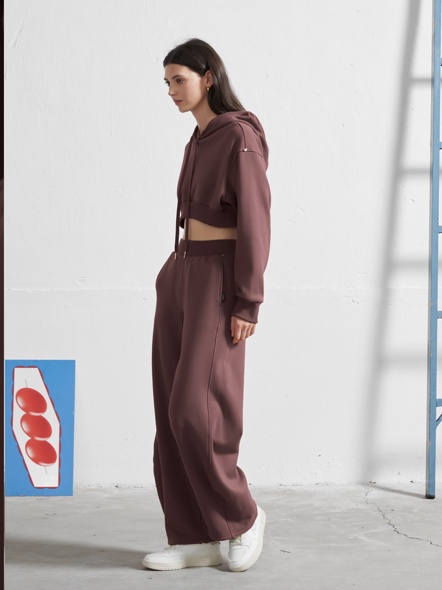 Cubby Barrel Leg Pants, High Waisted | Core Colors