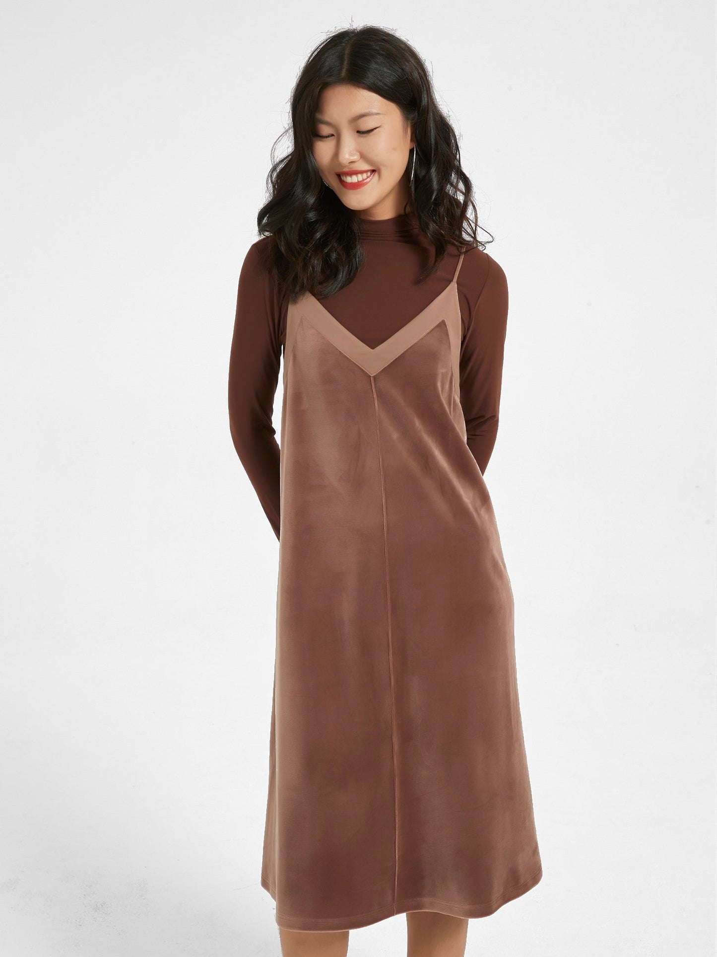 D.LIGHT Velour Dress