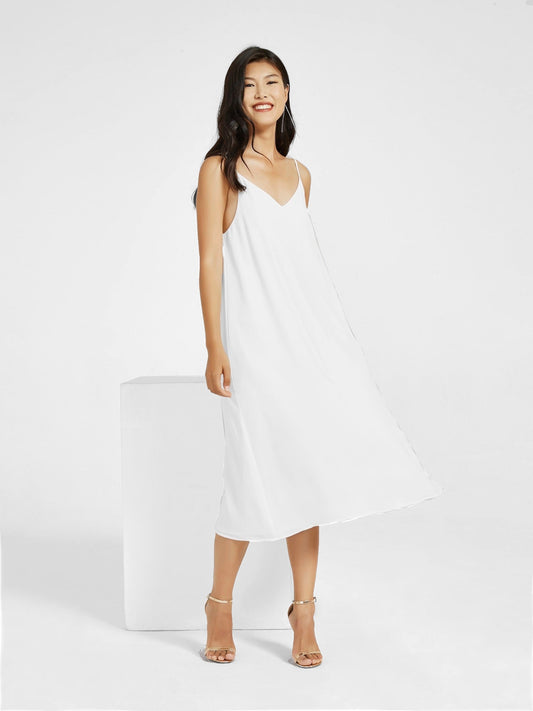Serena Bridal Slip Dress, Midi