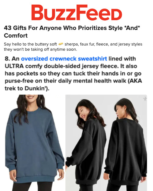 Buzzfeed: 43 Gifts For Anyone Who Prioritizes Style *And* Comfort