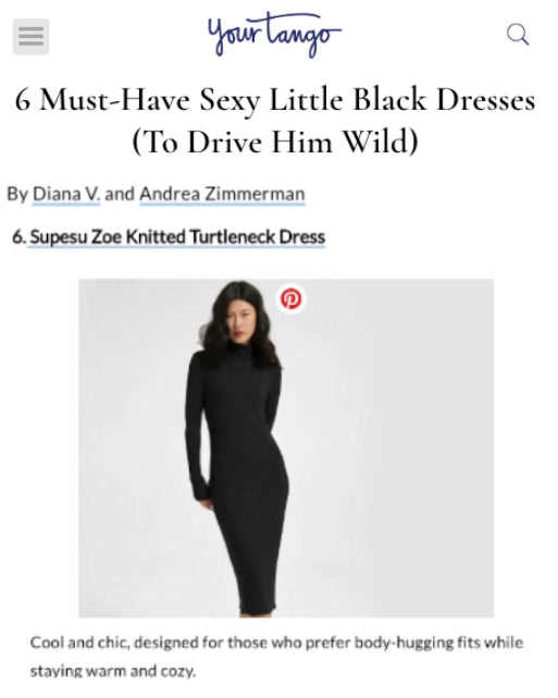 Your Tango: 6 Must-Have Sexy Little Black Dresses (To Drive Him Wild)