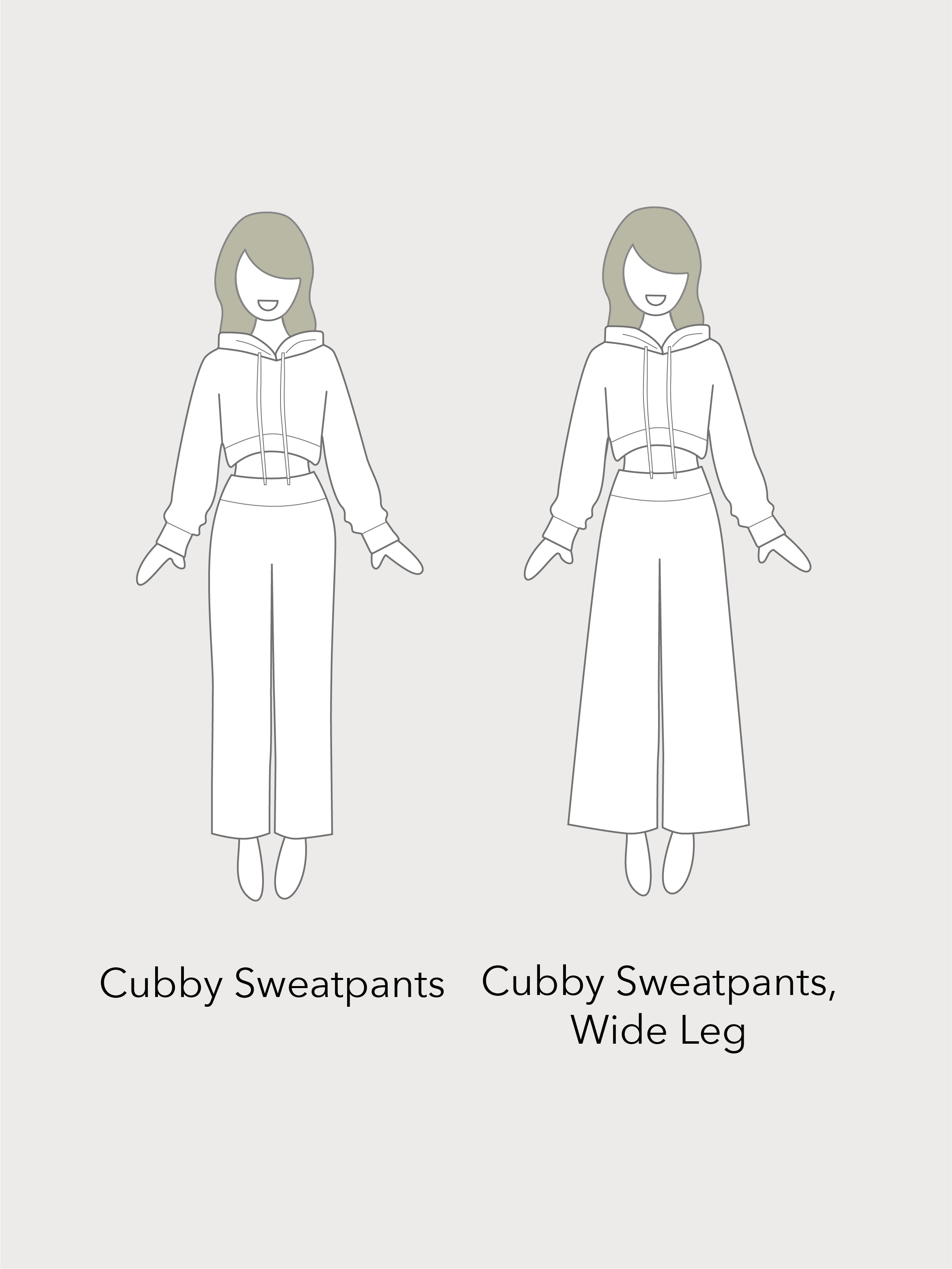 Cubby Sweatpants, Wide Leg