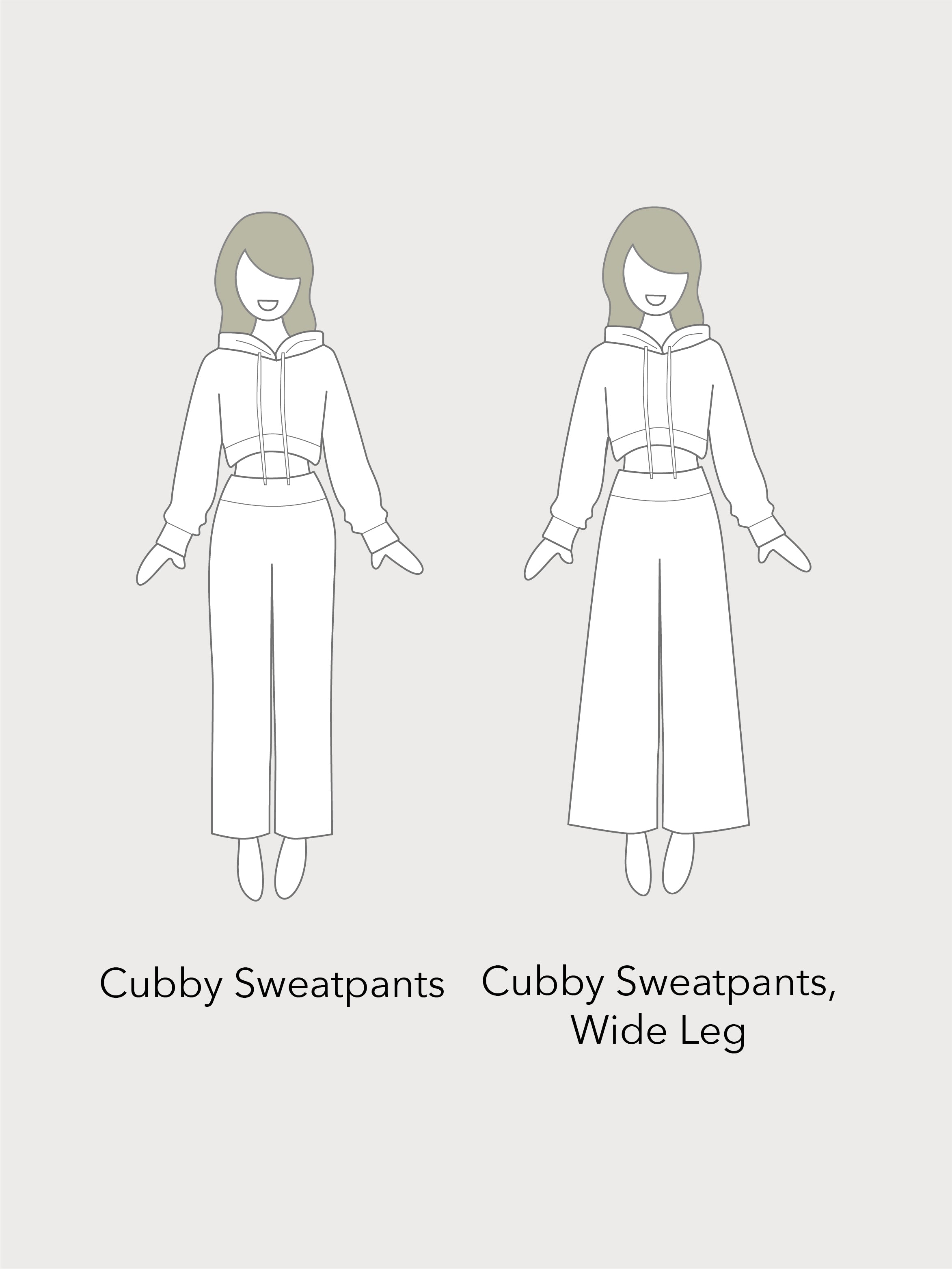 Cubby Sweatpants, Wide Leg｜Core Colors