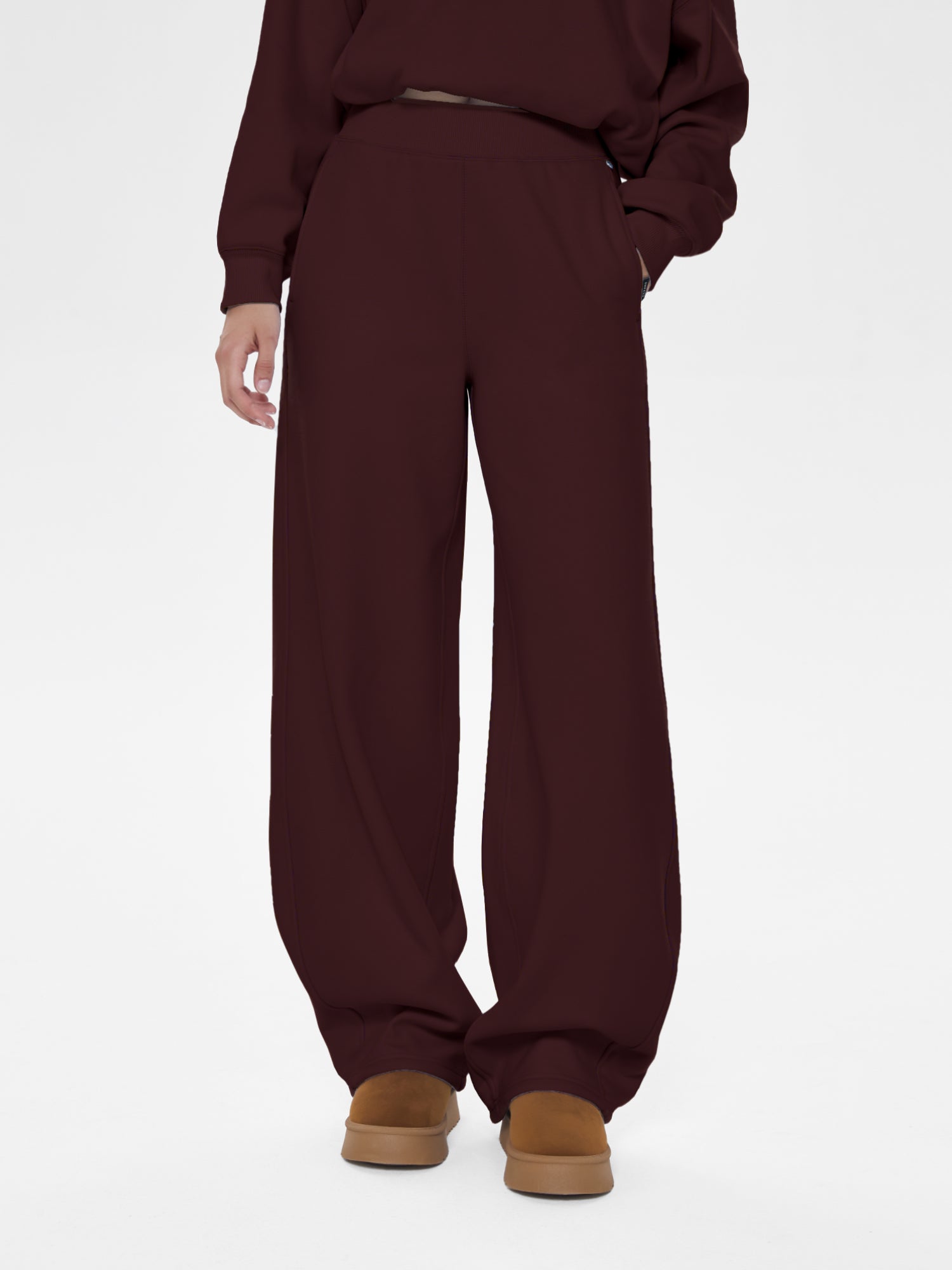 Cubby Barrel Leg Pants, High Waisted