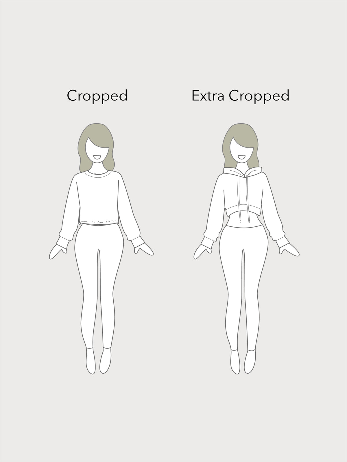 Cubby Hoodie, Extra Cropped