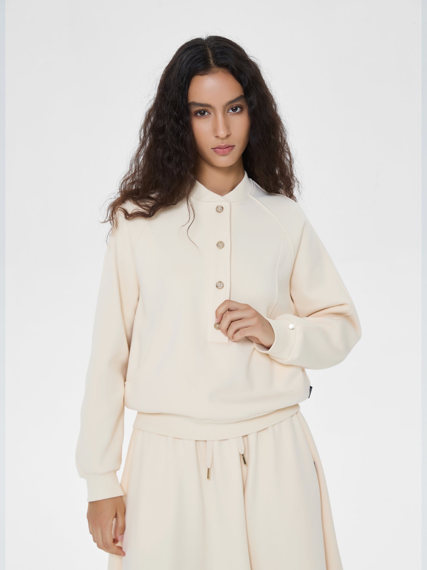 Cubby Henley Sweatshirt