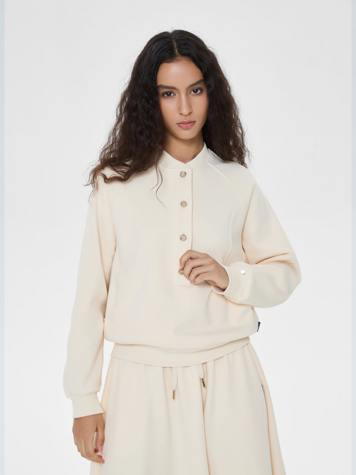 Cubby Henley Sweatshirt