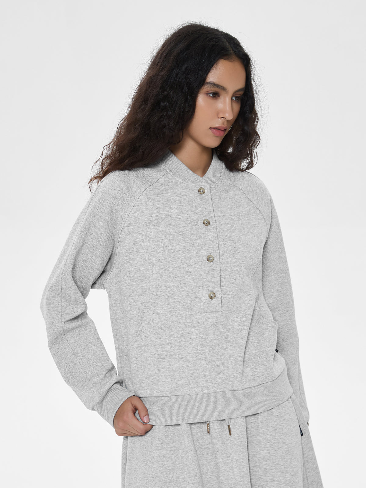 Cubby Henley Sweatshirt