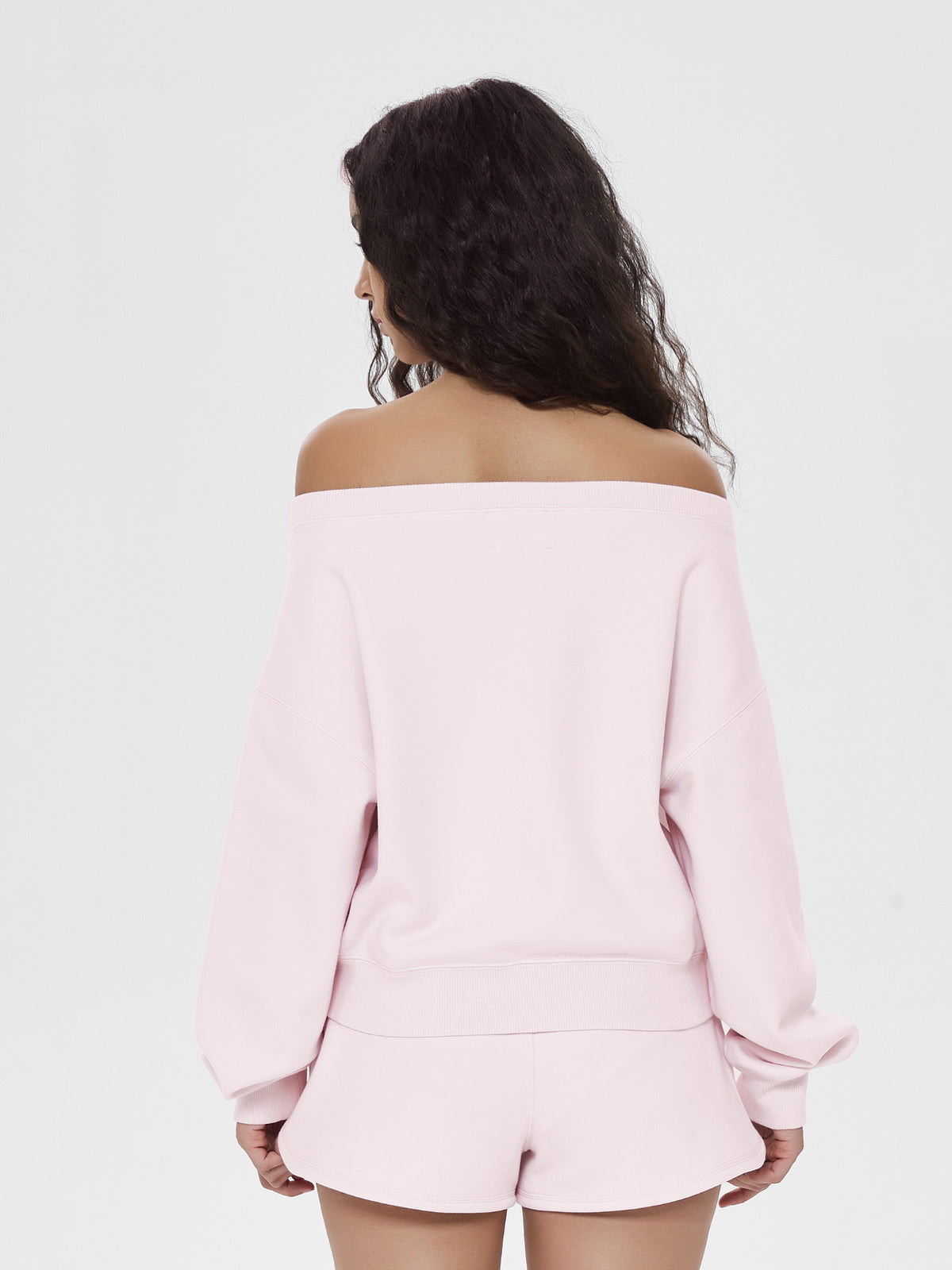 Cubby Off-Shoulder Sweatshirt
