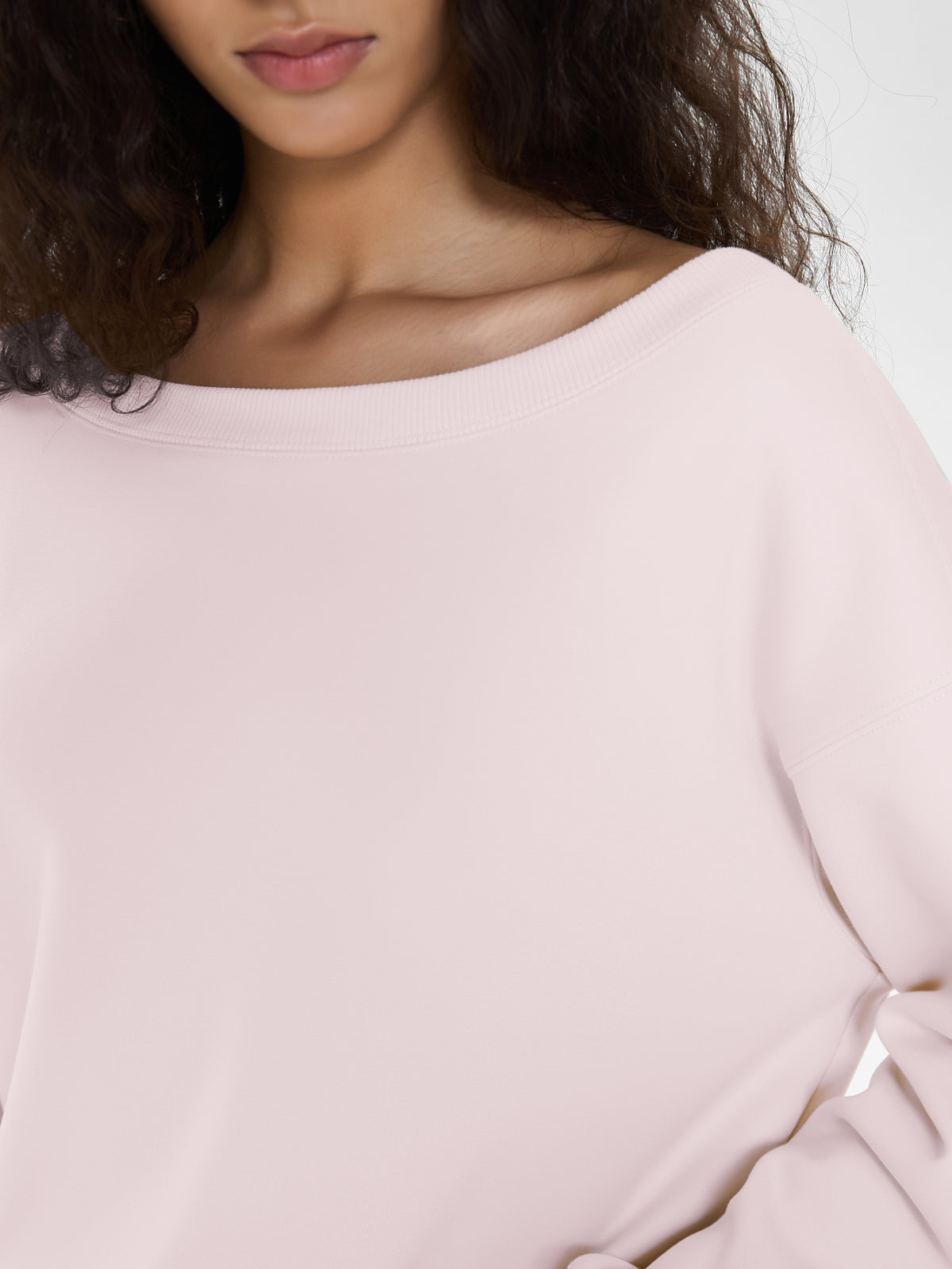 Cubby Off-Shoulder Sweatshirt