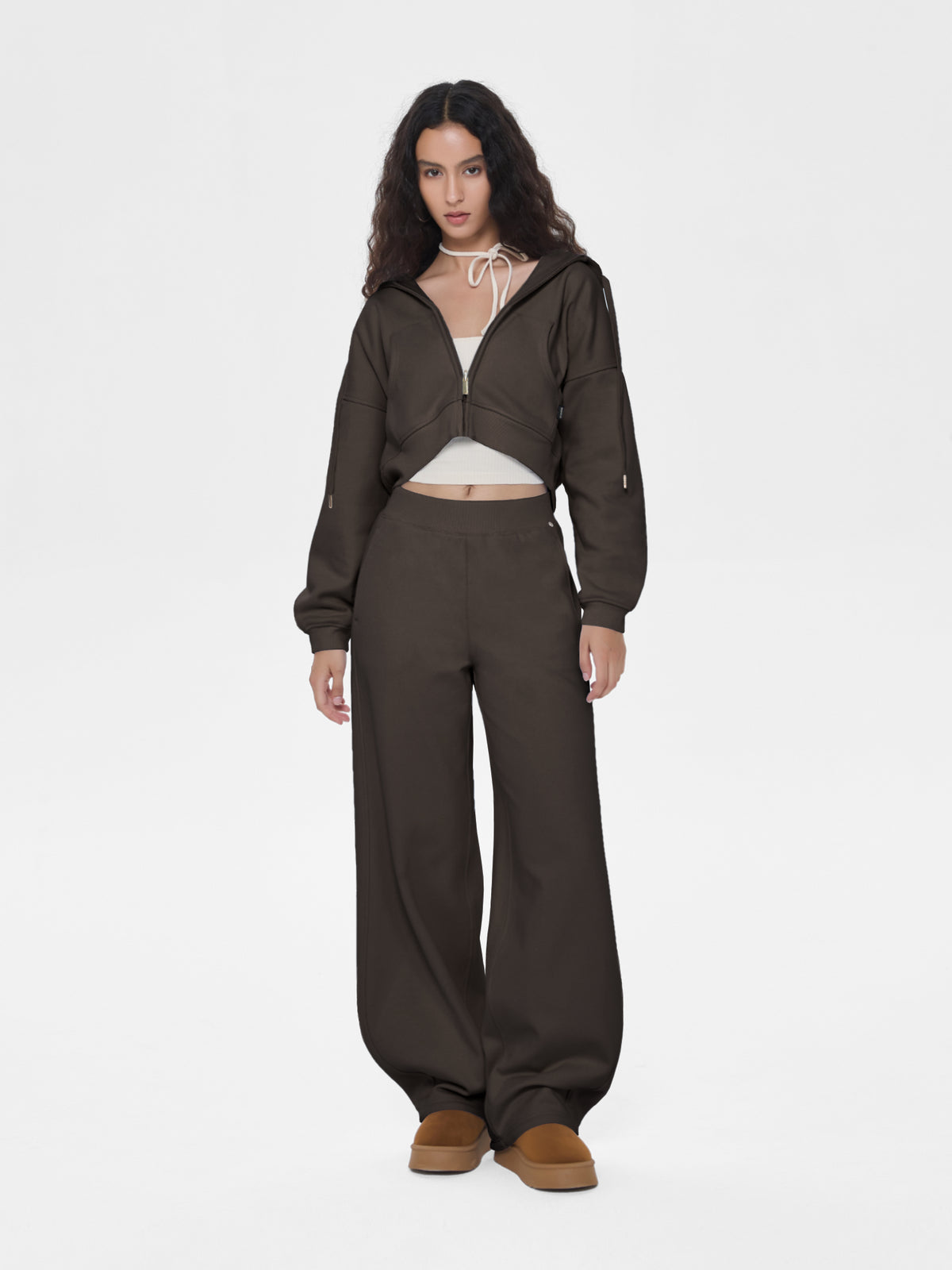 Cubby Barrel Leg Pants, High Waisted