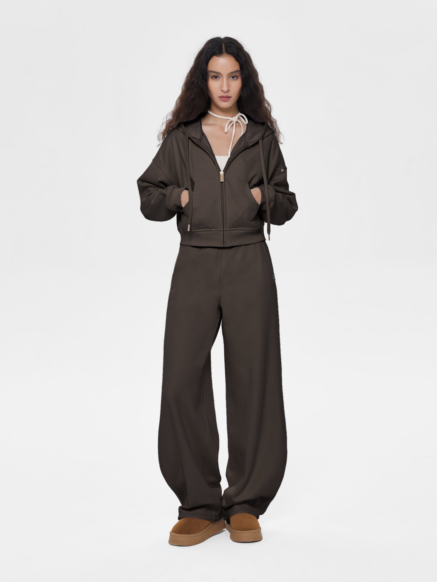 Cubby Barrel Leg Pants, High Waisted
