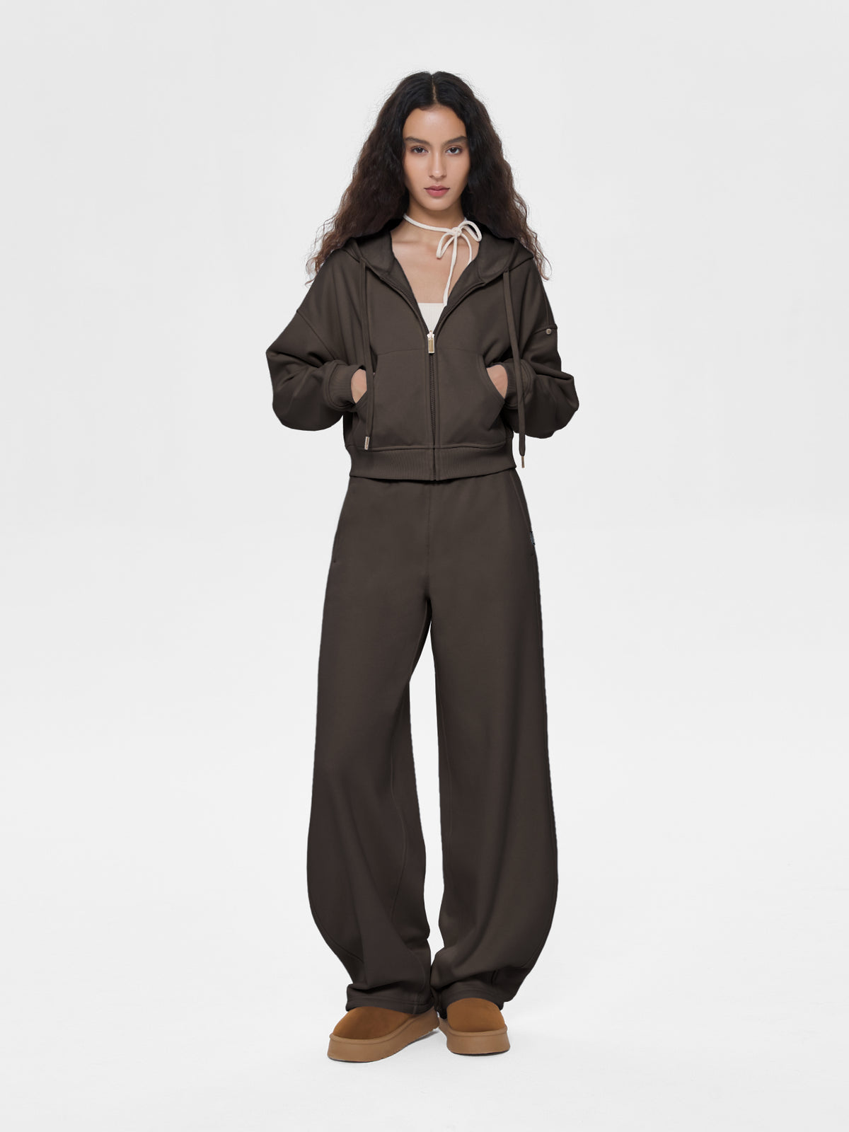 Cubby Barrel Leg Pants, High Waisted