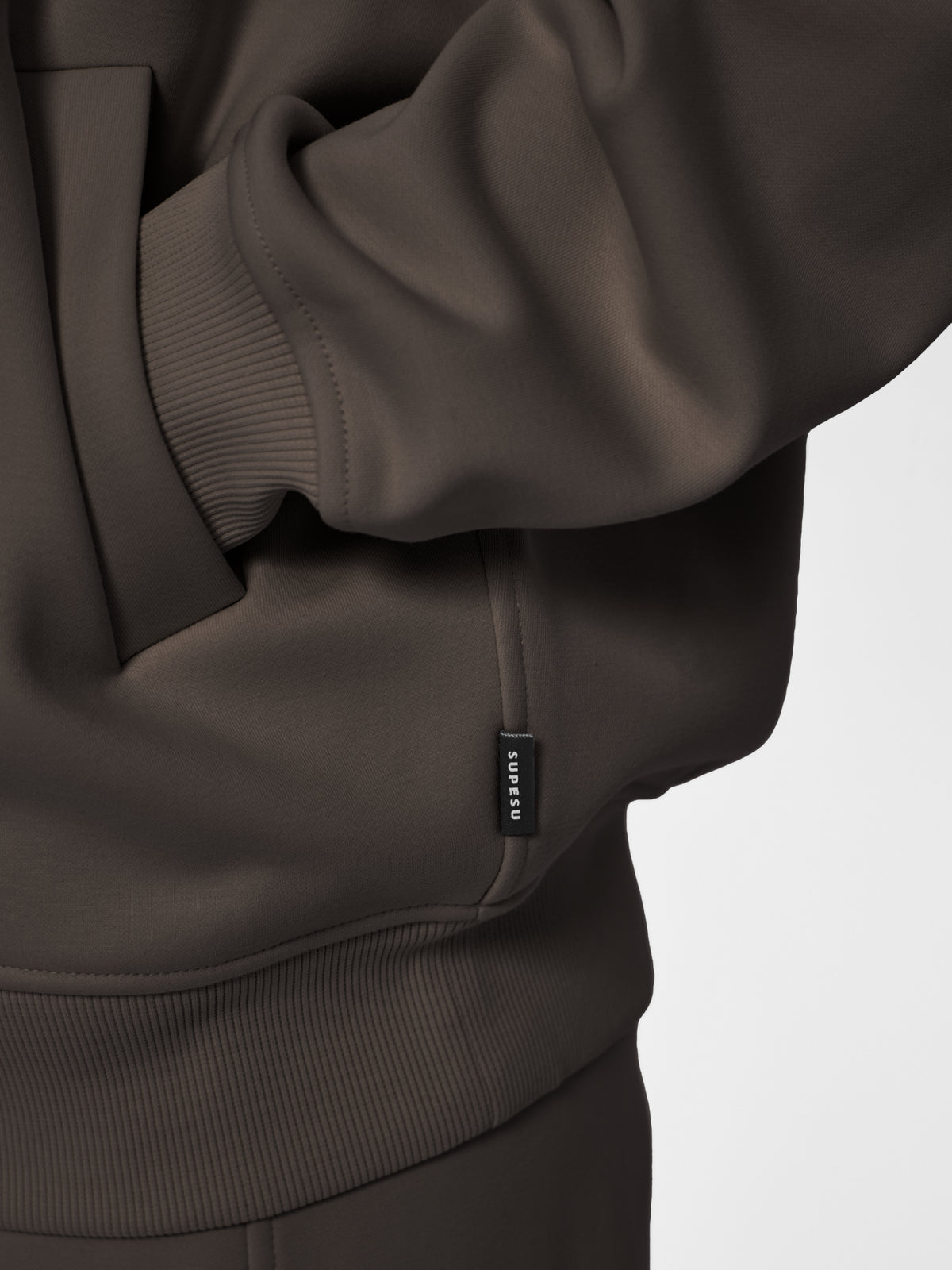 Cubby Half Zip-up Sweatshirt, Oversized