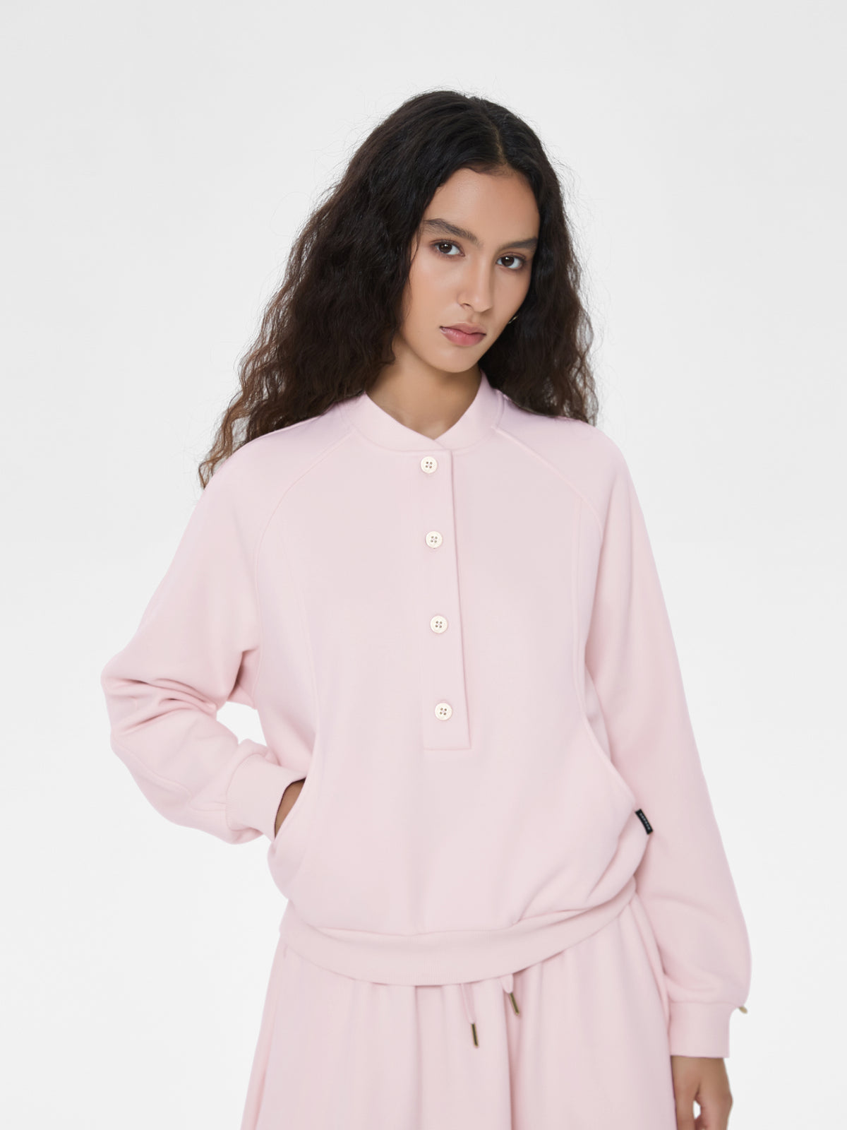 Cubby Henley Sweatshirt