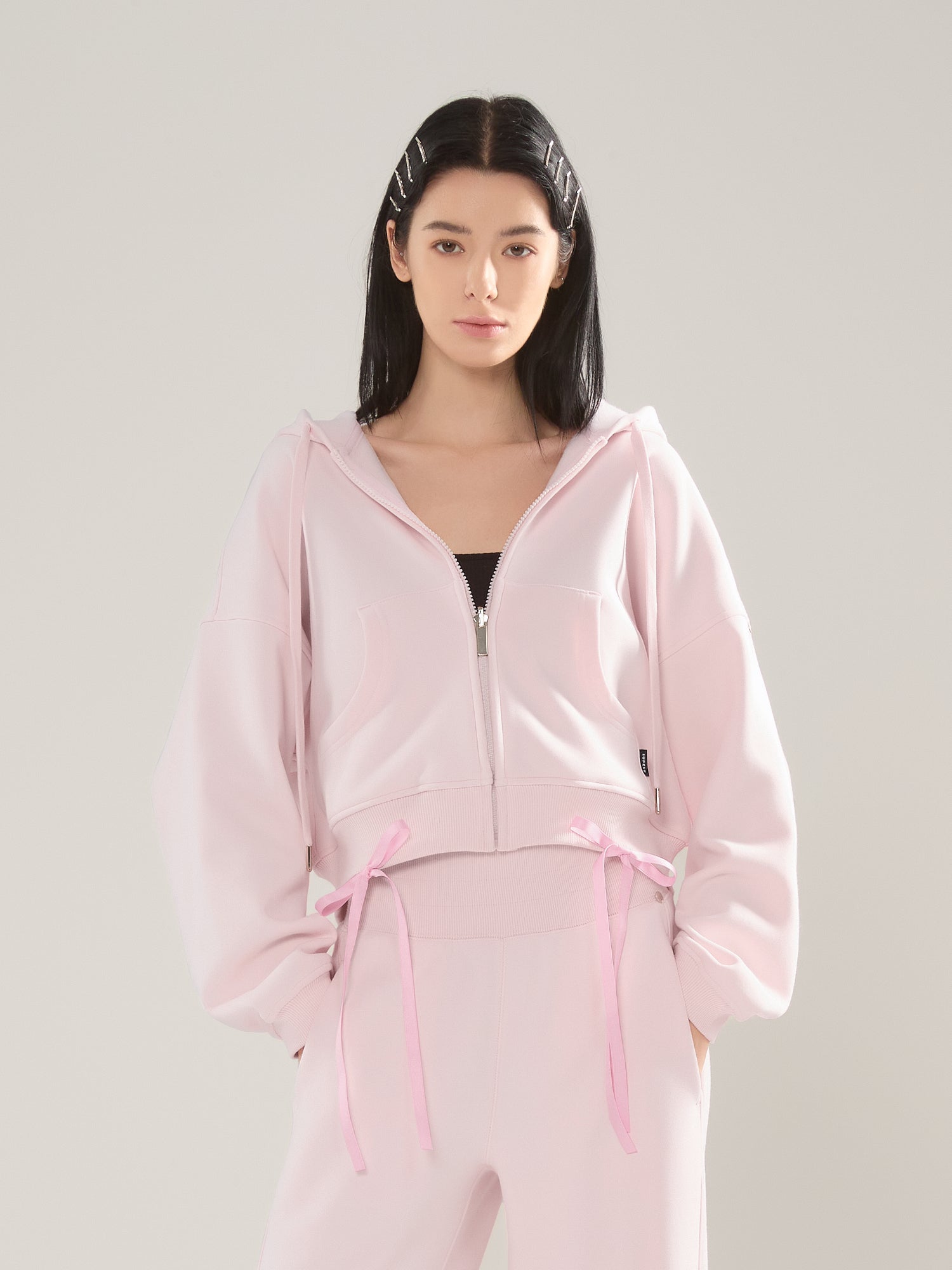 🎀 Cubby Zip Up Hoodie - Cropped & Reversible
