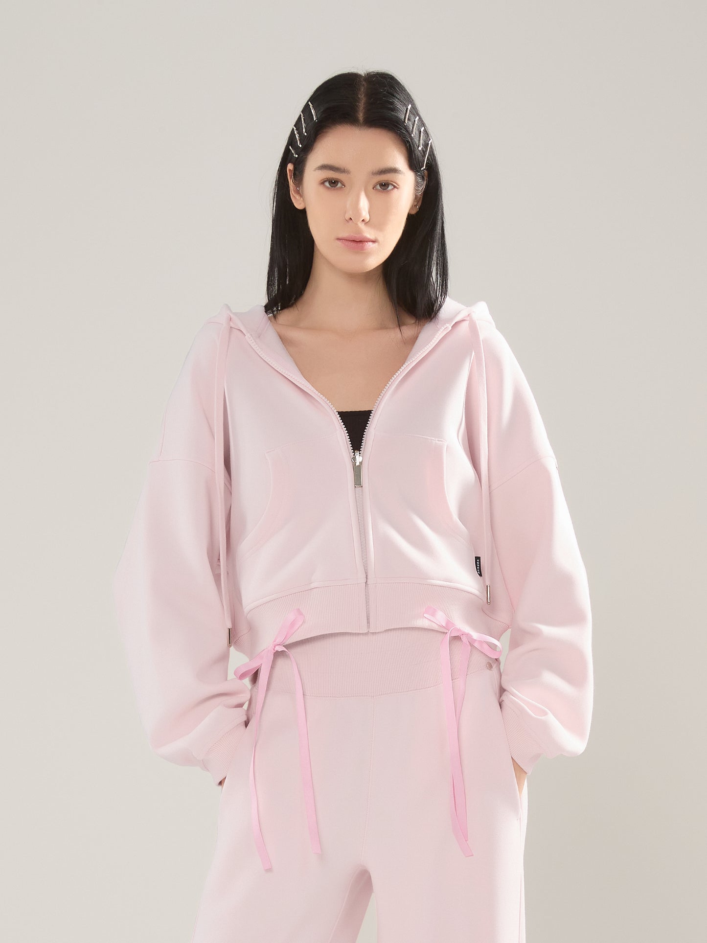 🎀 Cubby Zip Up Hoodie - Cropped & Reversible