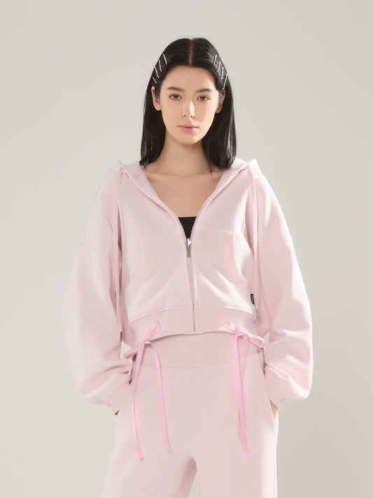 🎀 Cubby Zip Up Hoodie - Cropped & Reversible