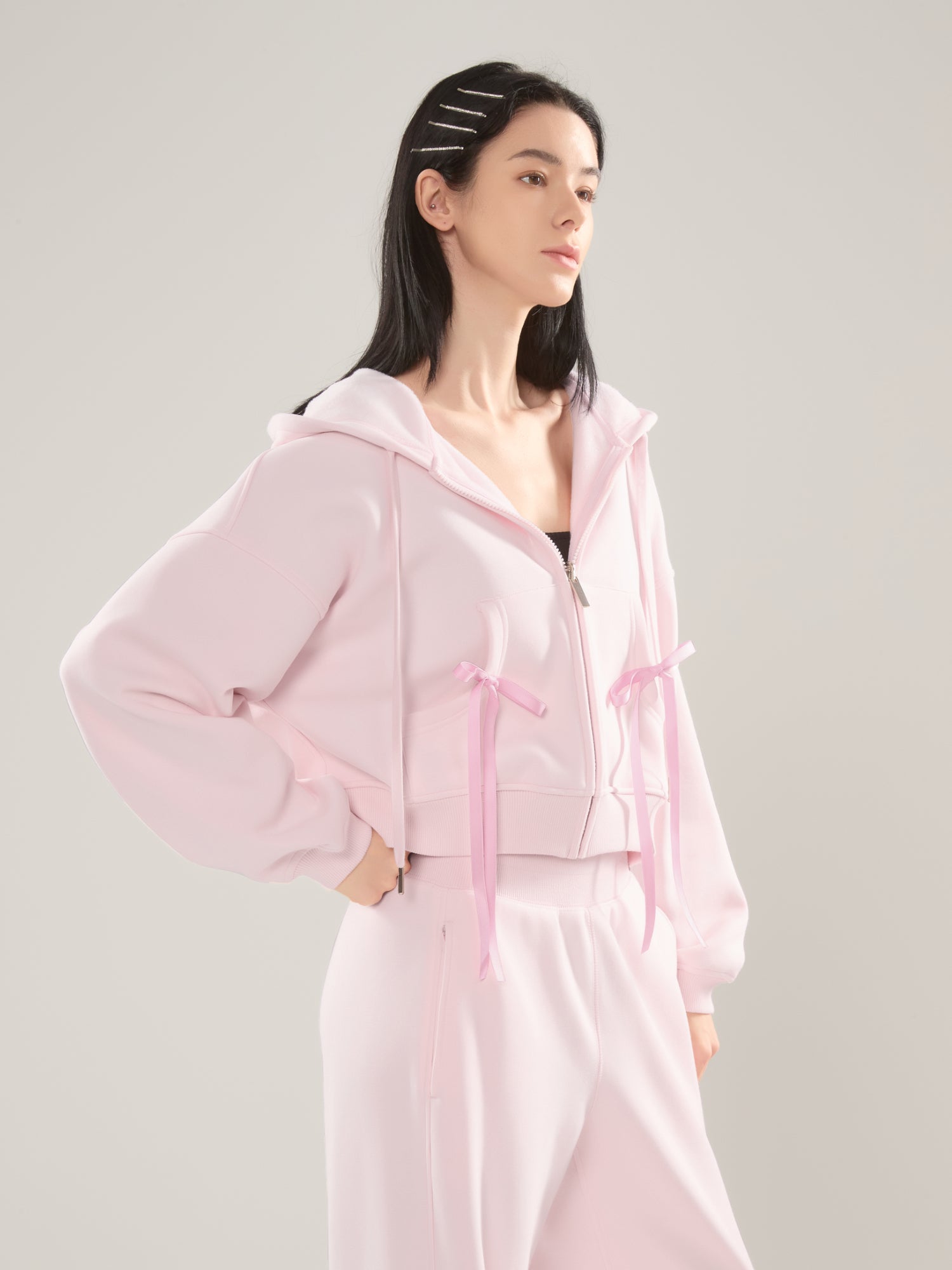 🎀 Cubby Zip Up Hoodie - Cropped & Reversible