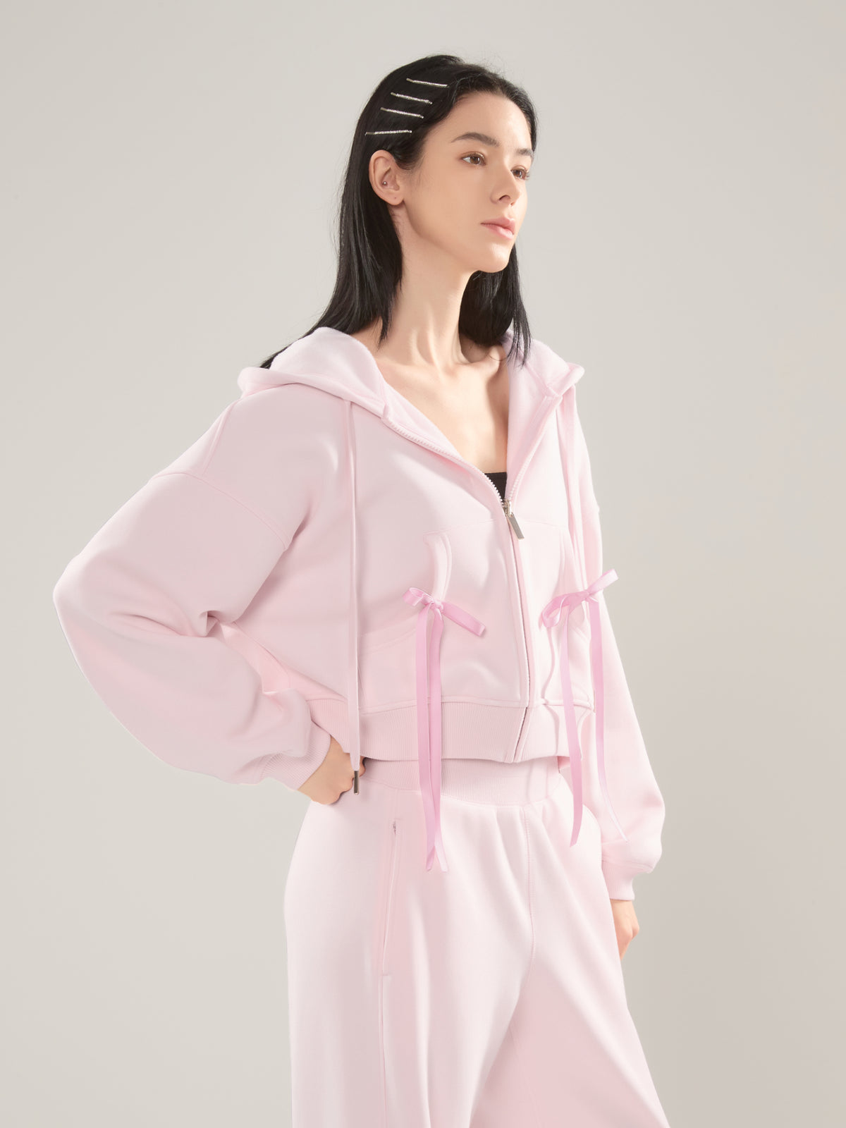 🎀 Cubby Zip Up Hoodie - Cropped & Reversible