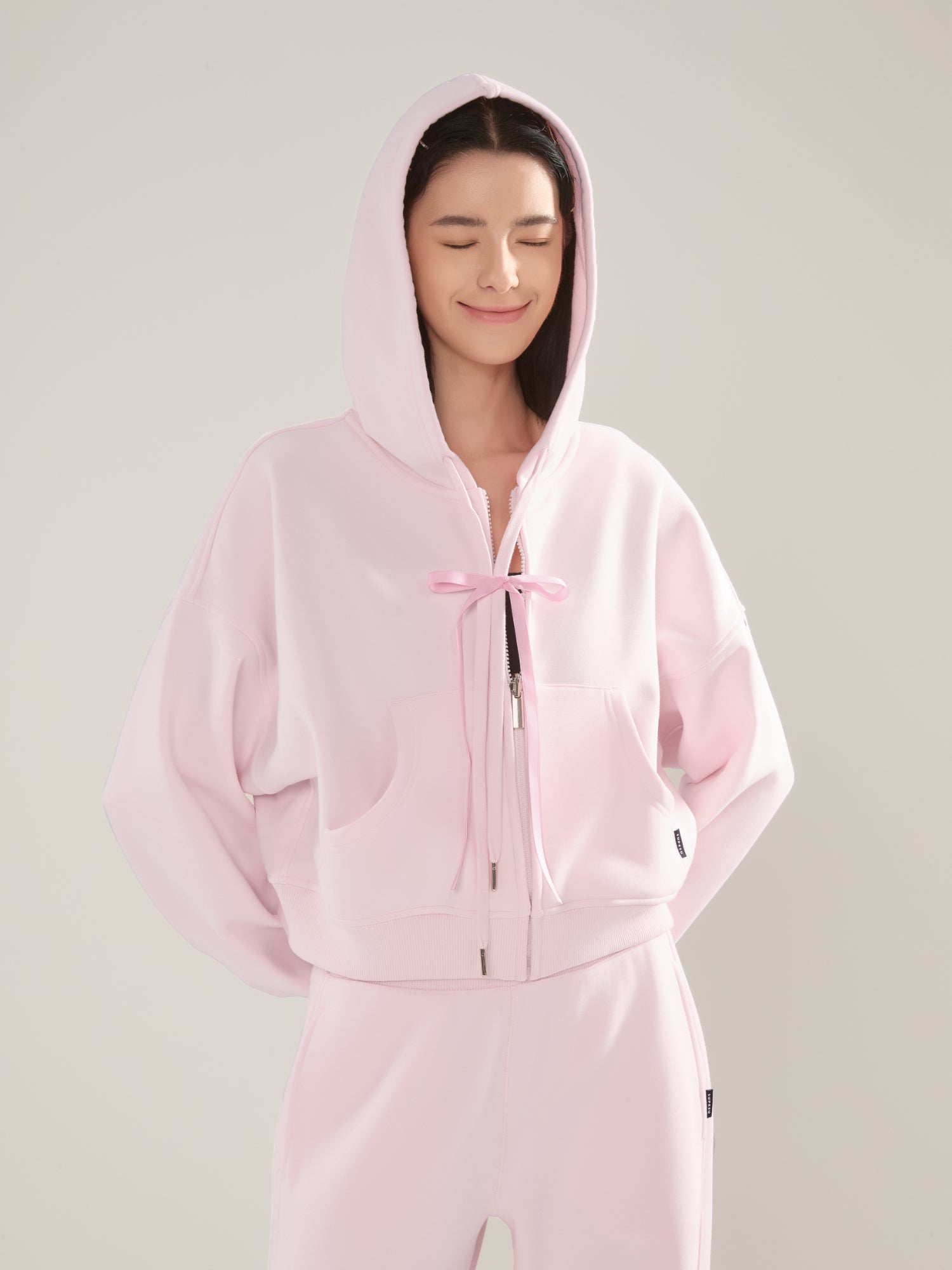 🎀 Cubby Zip Up Hoodie - Cropped & Reversible