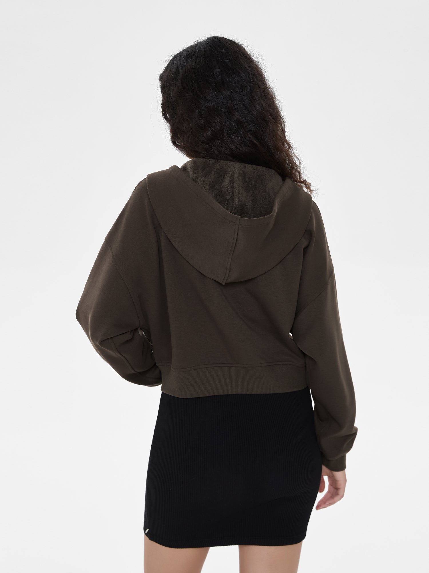 Cubby Zip Up Hoodie - Cropped & Reversible