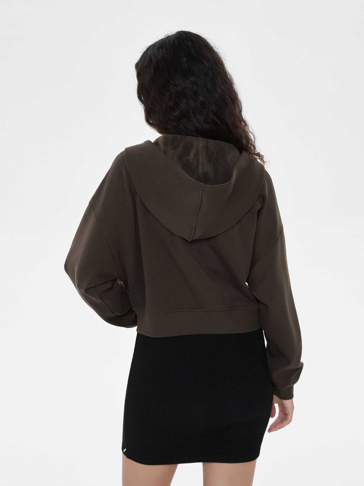 Cubby Zip Up Hoodie - Cropped & Reversible