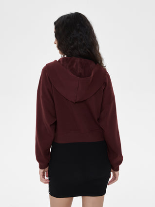 Cubby Zip Up Hoodie - Cropped & Reversible