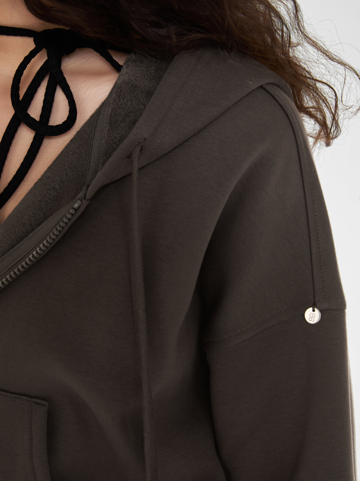 Cubby Zip Up Hoodie - Cropped & Reversible