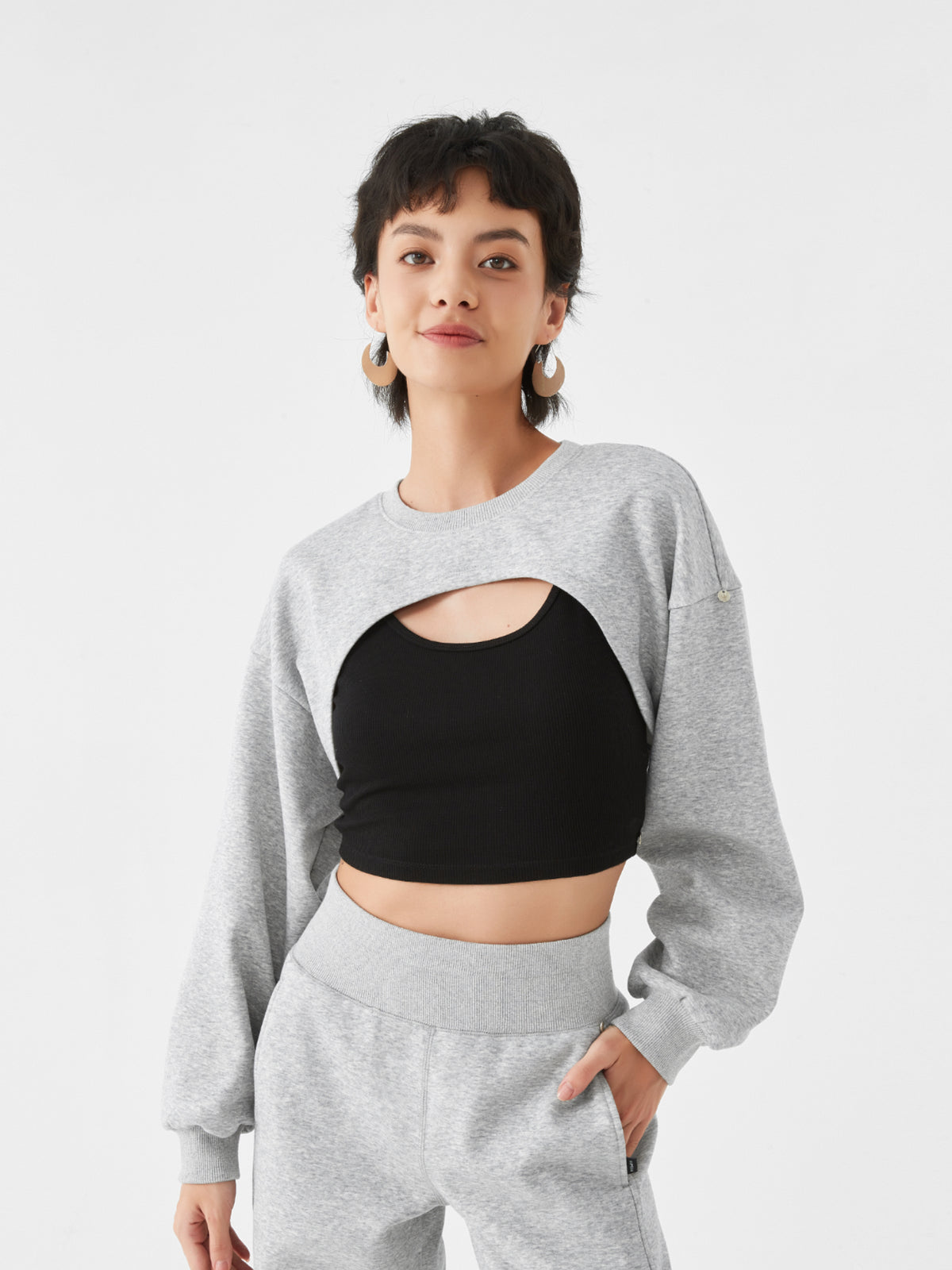Cubby Shrug Sweater, Cropped