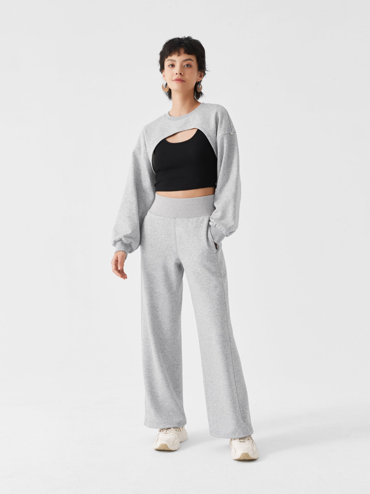 Cubby Sweatpants, Wide Leg｜Core Colors