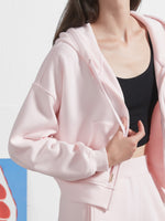 Cubby Zip Up Hoodie - Cropped & Reversible