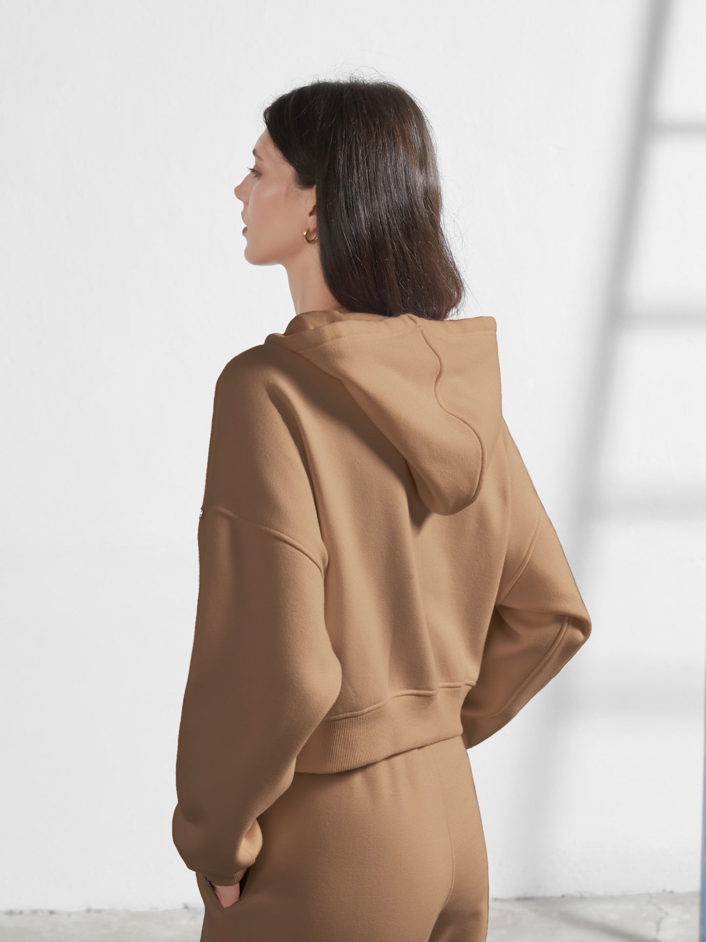Cubby Zip Up Hoodie - Cropped & Reversible