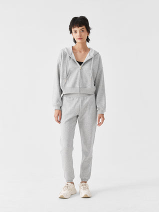 Cubby Zip Up Hoodie - Cropped & Reversible