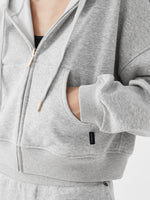 Cubby Zip Up Hoodie - Cropped & Reversible