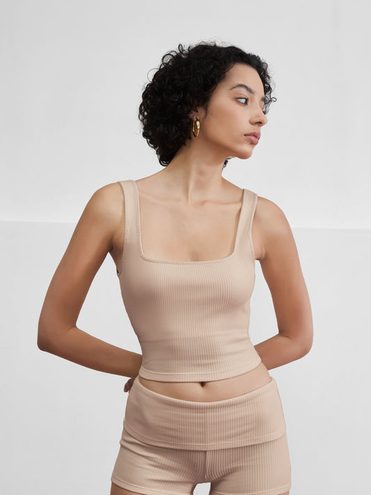 Softly Shaped Tank, Cropped
