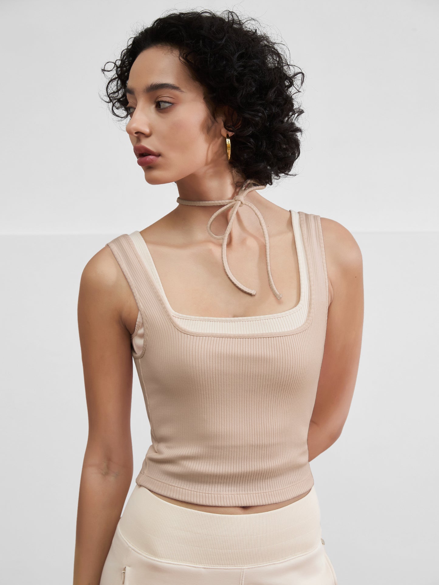 Softly Shaped Tank, Cropped