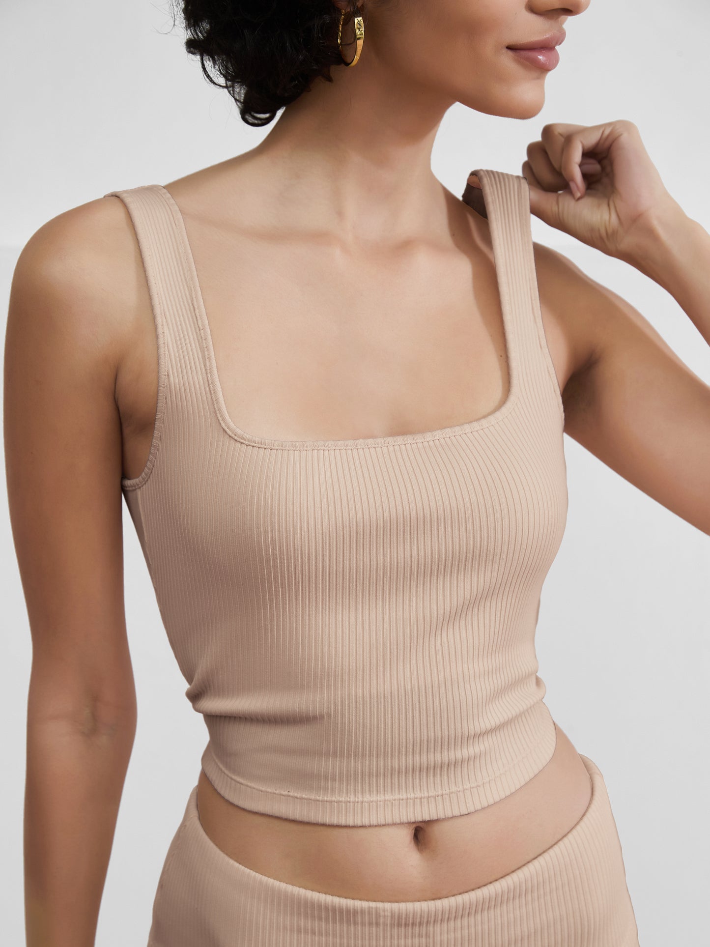 Softly Shaped Tank, Cropped
