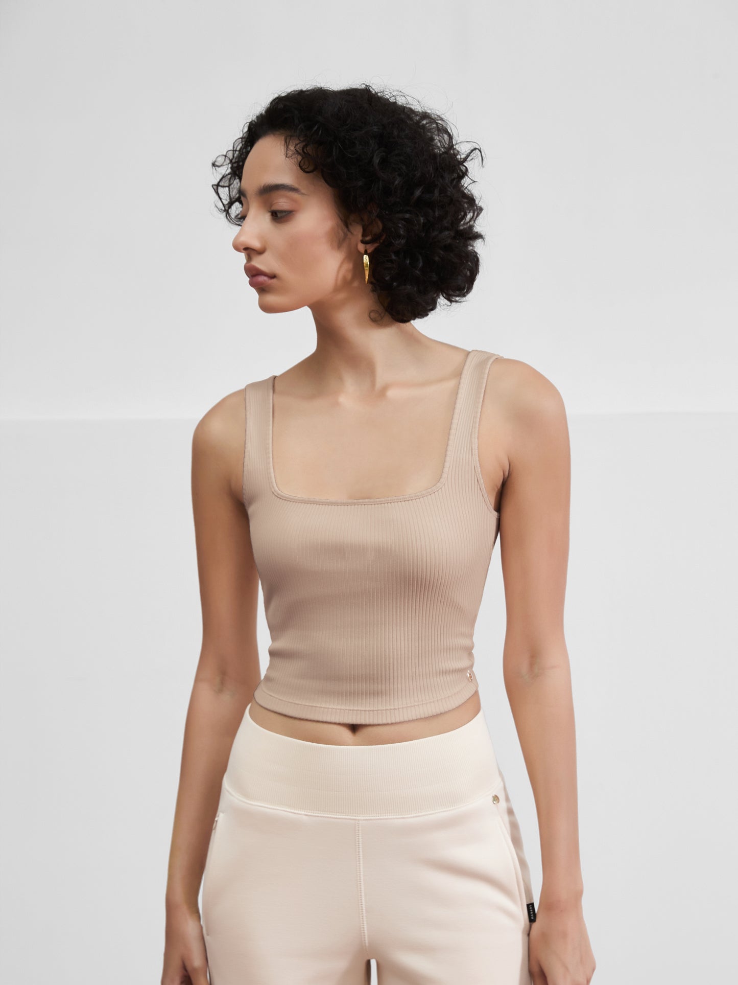 Softly Shaped Tank, Cropped