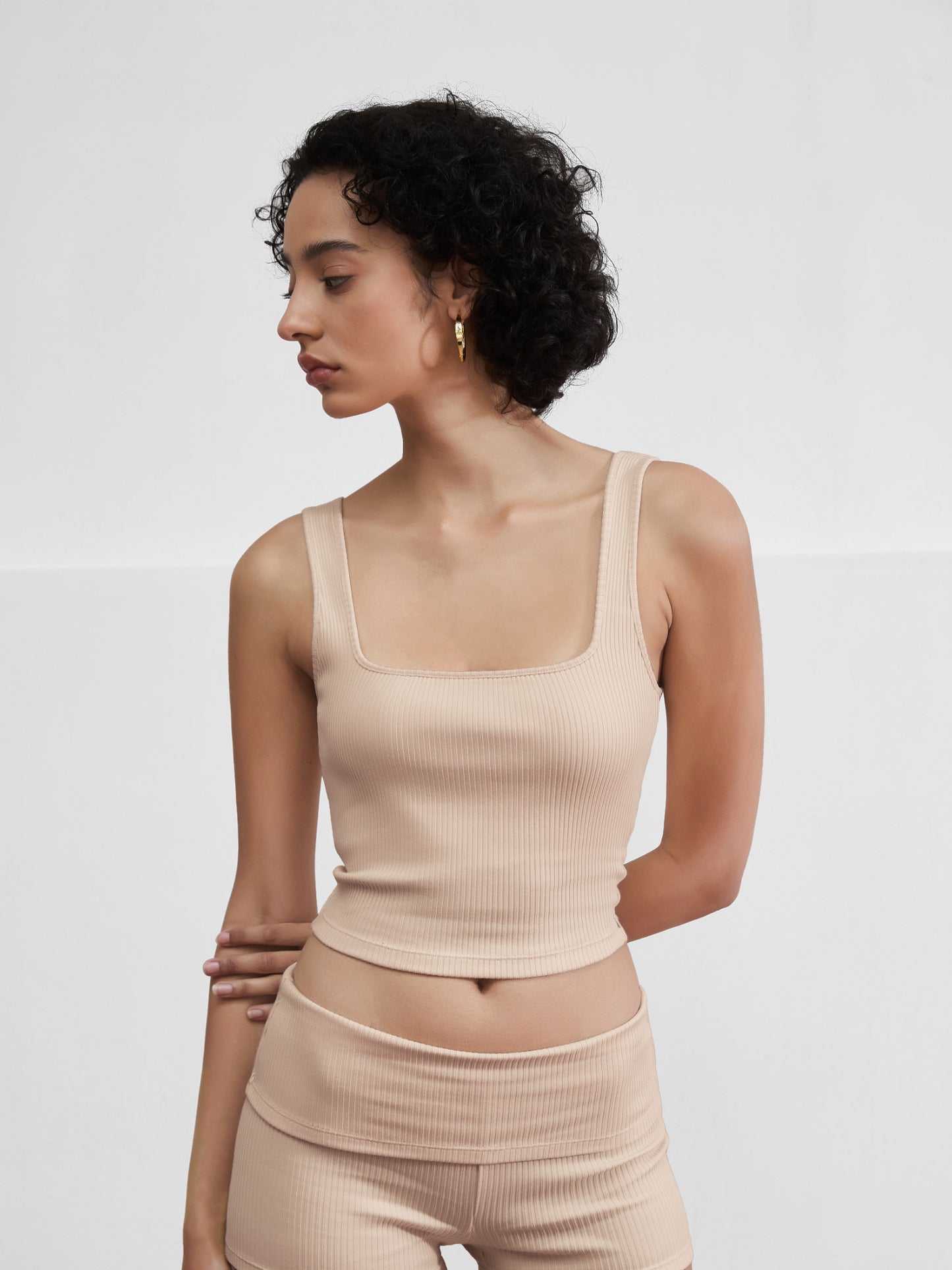 Softly Shaped Tank, Cropped