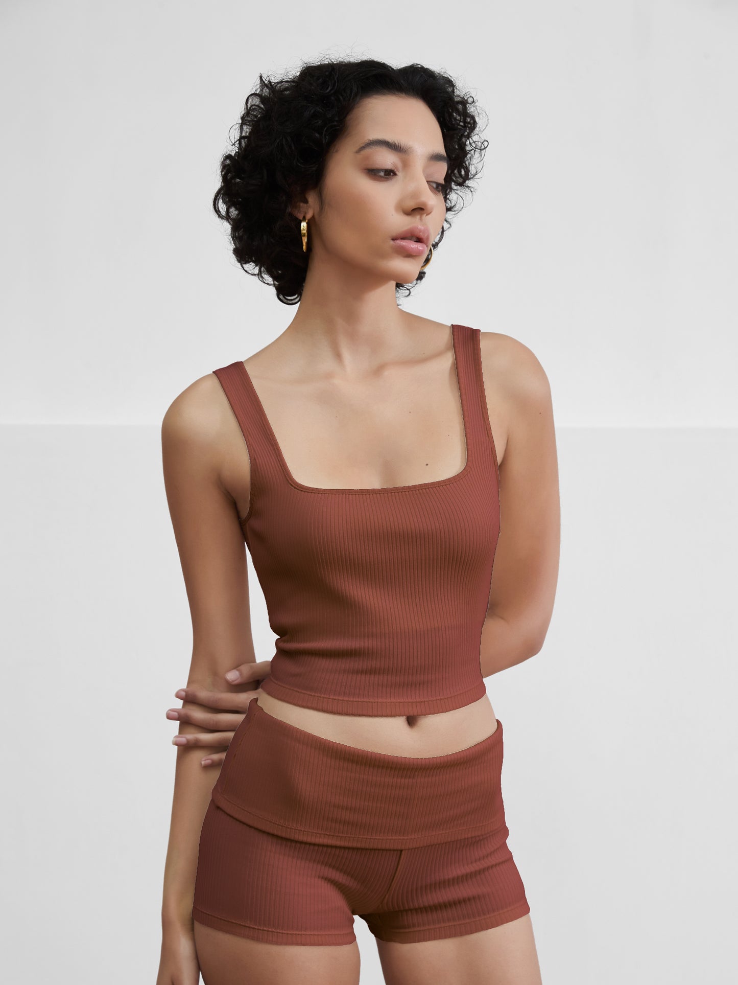 Softly Shaped Tank, Cropped