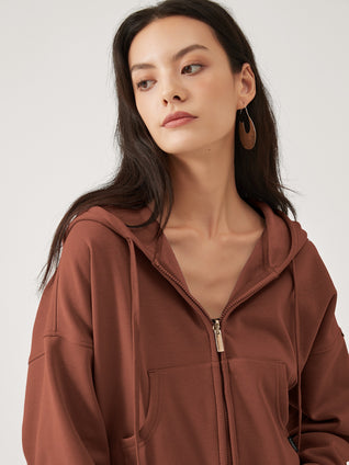 Cubby Zip Up Hoodie - Cropped & Reversible
