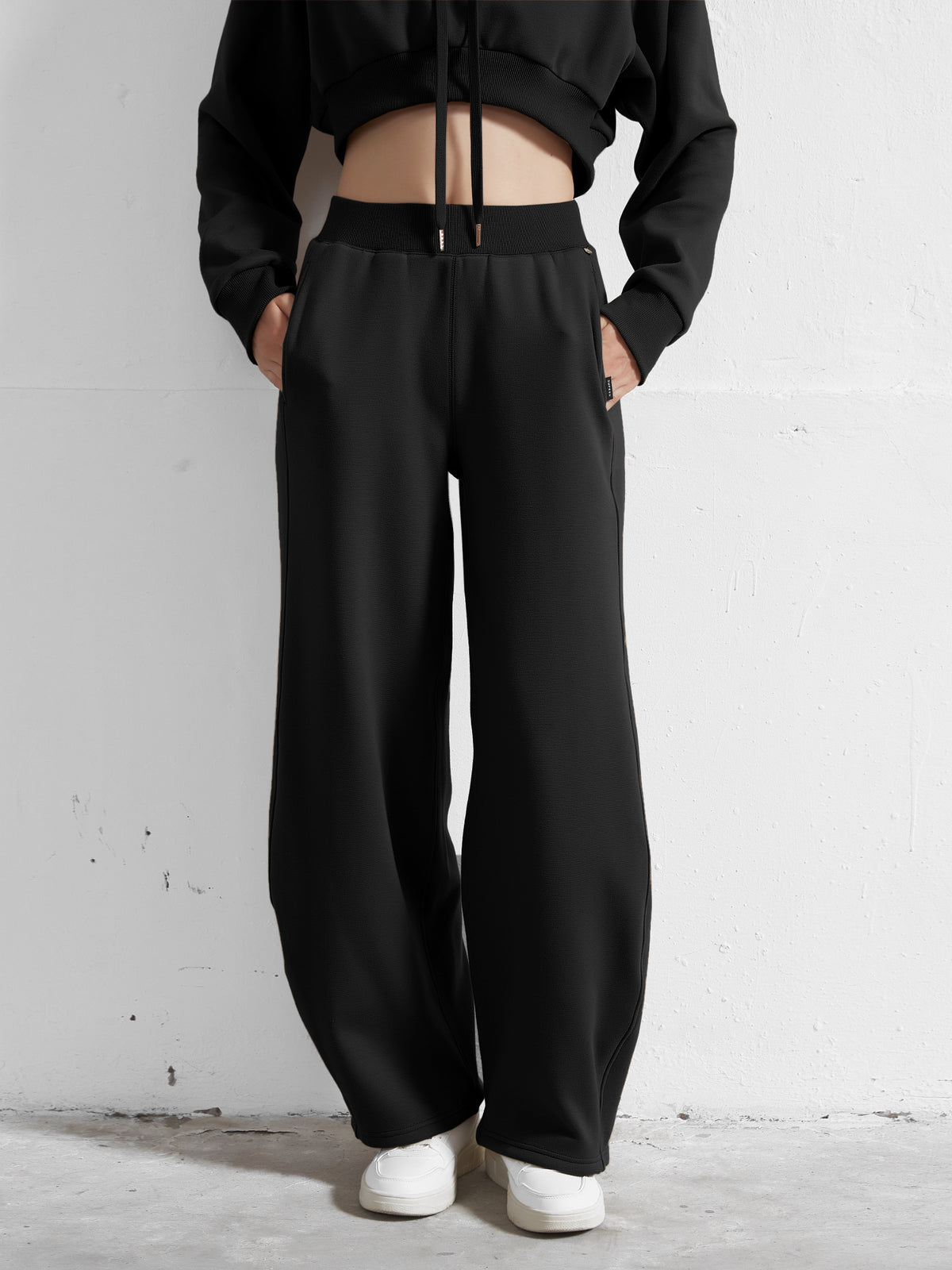 Cubby Barrel Leg Pants, High Waisted | Core Colors