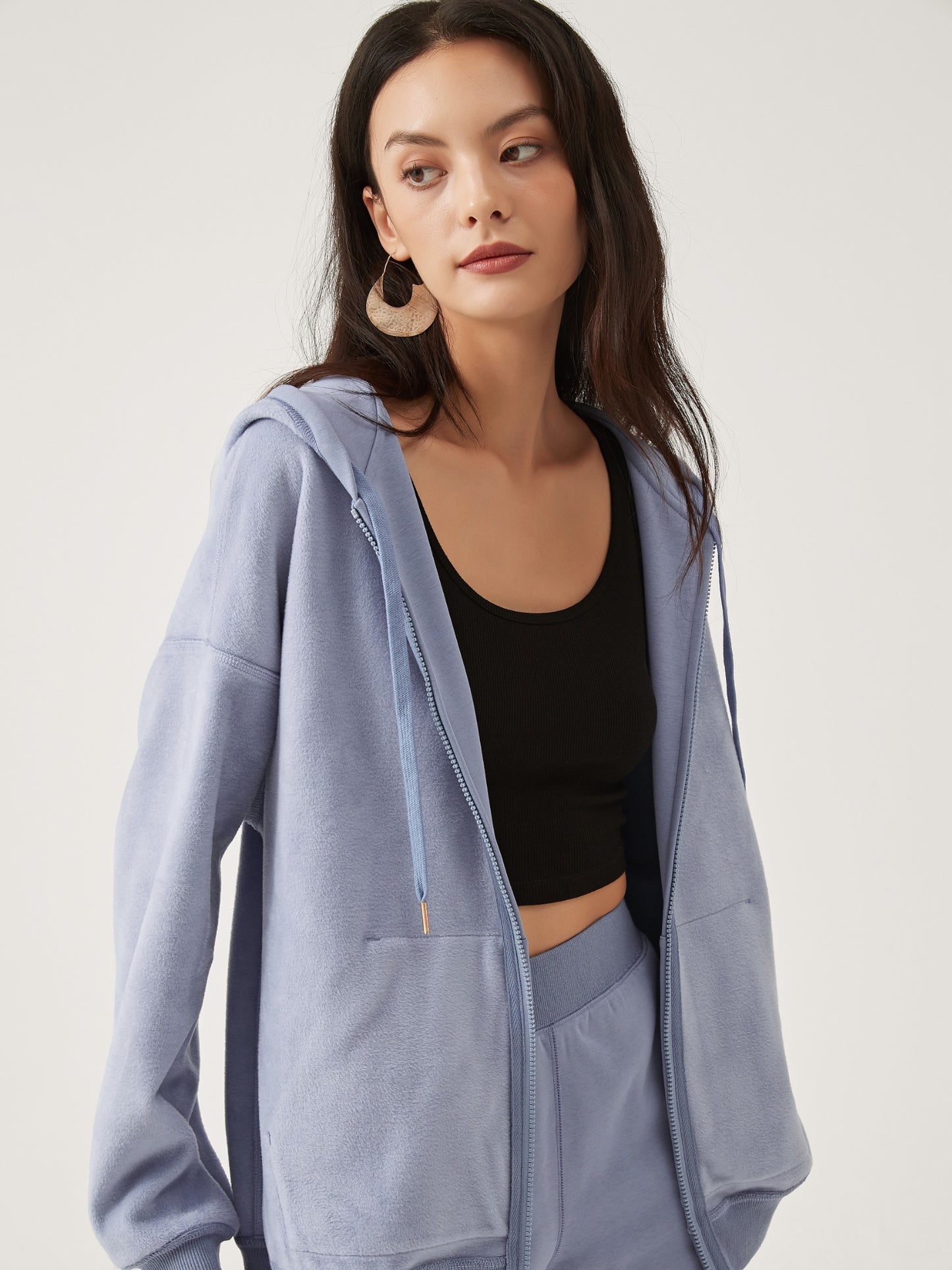 Cubby Zip Up Hoodie - Oversized & Reversible