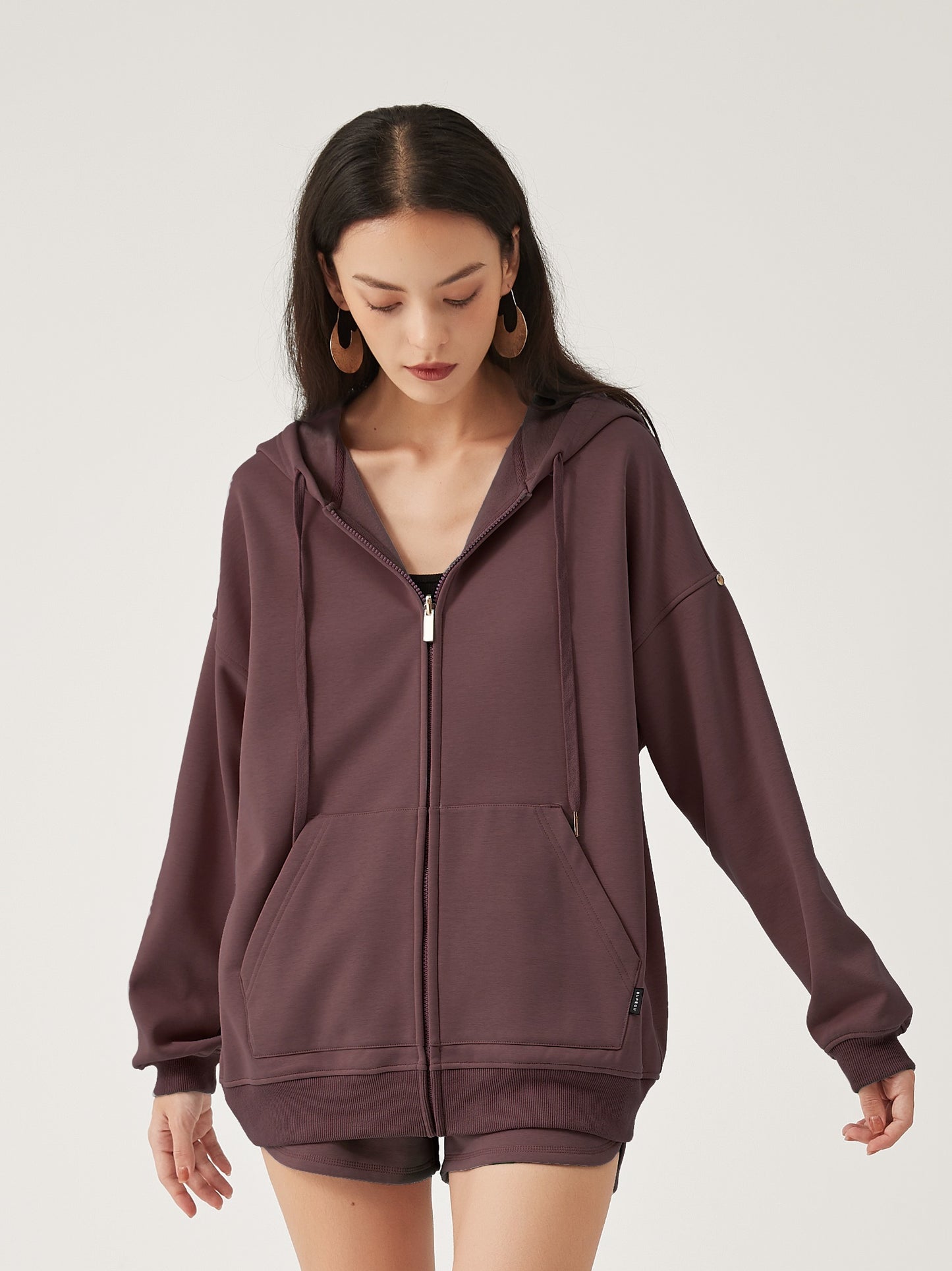 Cubby Zip Up Hoodie - Oversized & Reversible